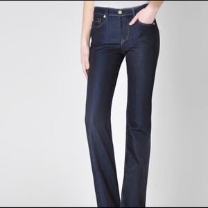 Fidelity Lily High Rise bootcut jeans .